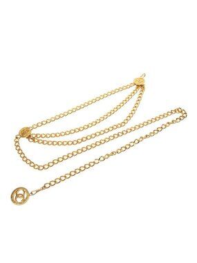 CHANEL | Accessories | Vintage Chanel Belt Brown Crocodile  display picture 1